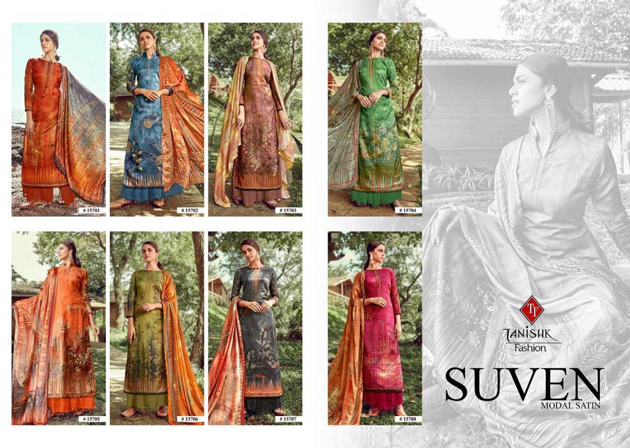 Suven Silk Santoon Bottom Salwar Kameez Suven Silk Santoon Bottom Salwar Kameez