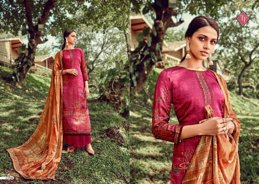 Suven Silk Santoon Bottom Salwar Kameez Suven Silk Santoon Bottom Salwar Kameez