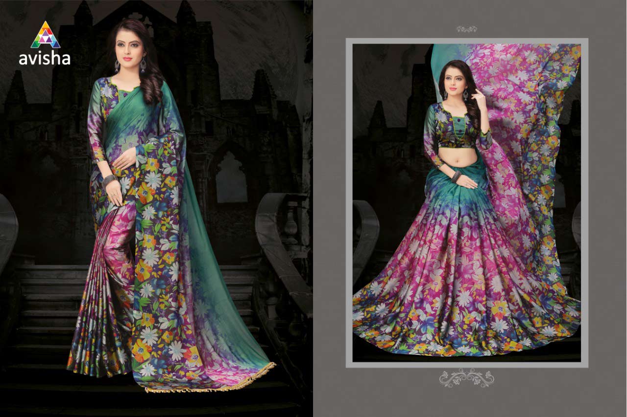 Kajree Avisha Cotton Silk Digital Print Wholesale Sarees Kajree Avisha Cotton Silk Digital Print Wholesale Sarees