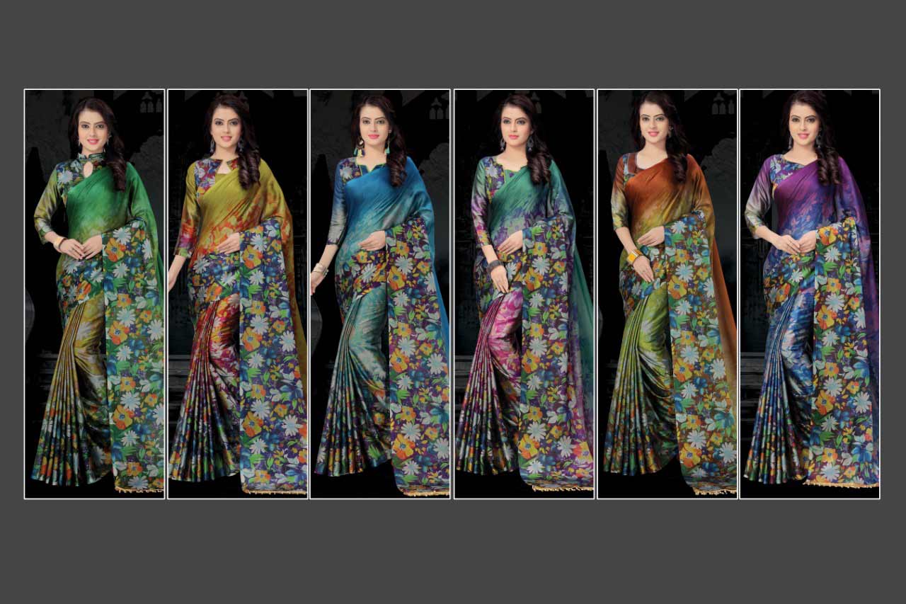Kajree Avisha Cotton Silk Digital Print Wholesale Sarees Kajree Avisha Cotton Silk Digital Print Wholesale Sarees
