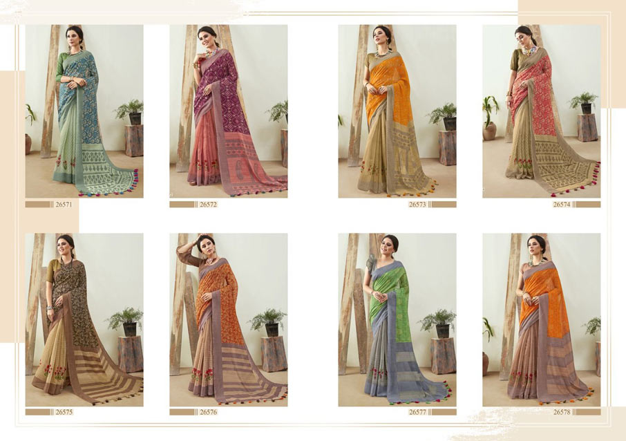 Lilima Cotton Printed Sarees Catalogue Garment Lilima Cotton Printed Sarees Catalogue Garment
