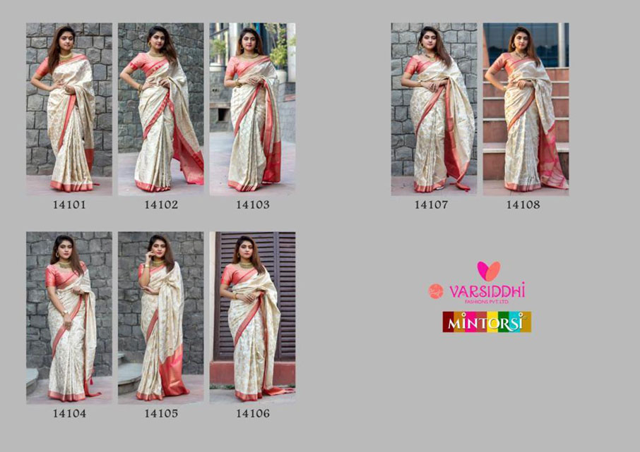 Varsiddhi Mintorsi Manikarnika Banarasi Silk Saree Varsiddhi Mintorsi Manikarnika Banarasi Silk Saree