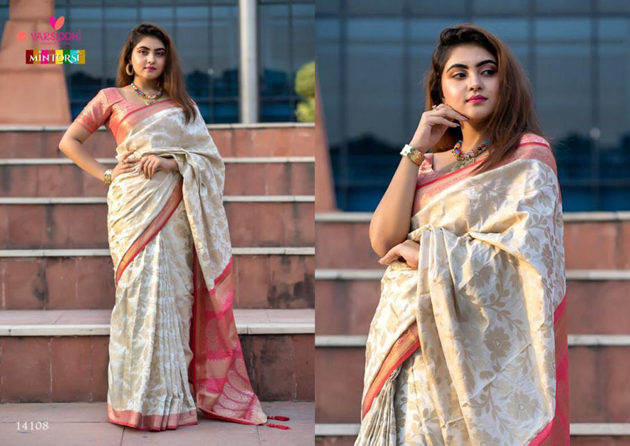 Varsiddhi Mintorsi Manikarnika Banarasi Silk Saree Varsiddhi Mintorsi Manikarnika Banarasi Silk Saree