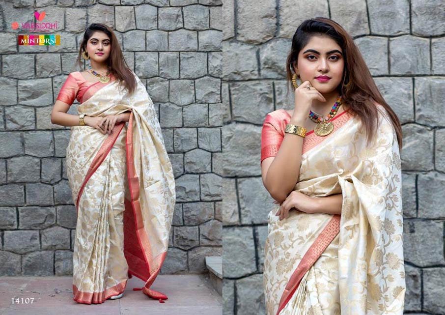 Varsiddhi Mintorsi Manikarnika Banarasi Silk Saree Varsiddhi Mintorsi Manikarnika Banarasi Silk Saree