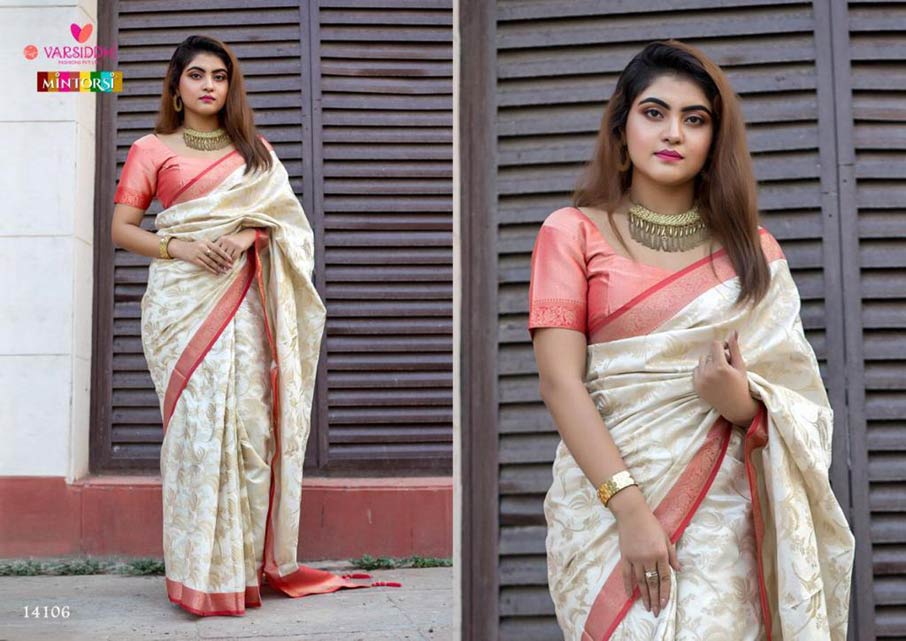 Varsiddhi Mintorsi Manikarnika Banarasi Silk Saree Varsiddhi Mintorsi Manikarnika Banarasi Silk Saree