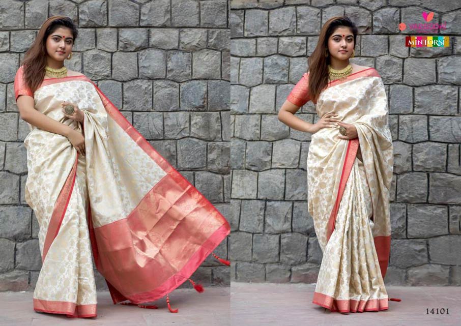 Varsiddhi Mintorsi Manikarnika Banarasi Silk Saree Varsiddhi Mintorsi Manikarnika Banarasi Silk Saree