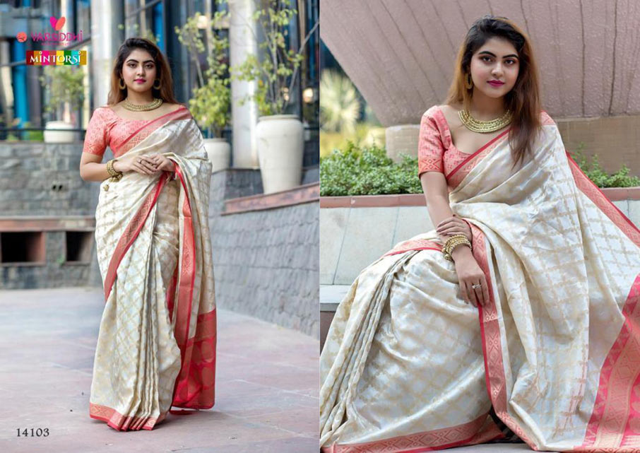 Varsiddhi Mintorsi Manikarnika Banarasi Silk Saree Varsiddhi Mintorsi Manikarnika Banarasi Silk Saree