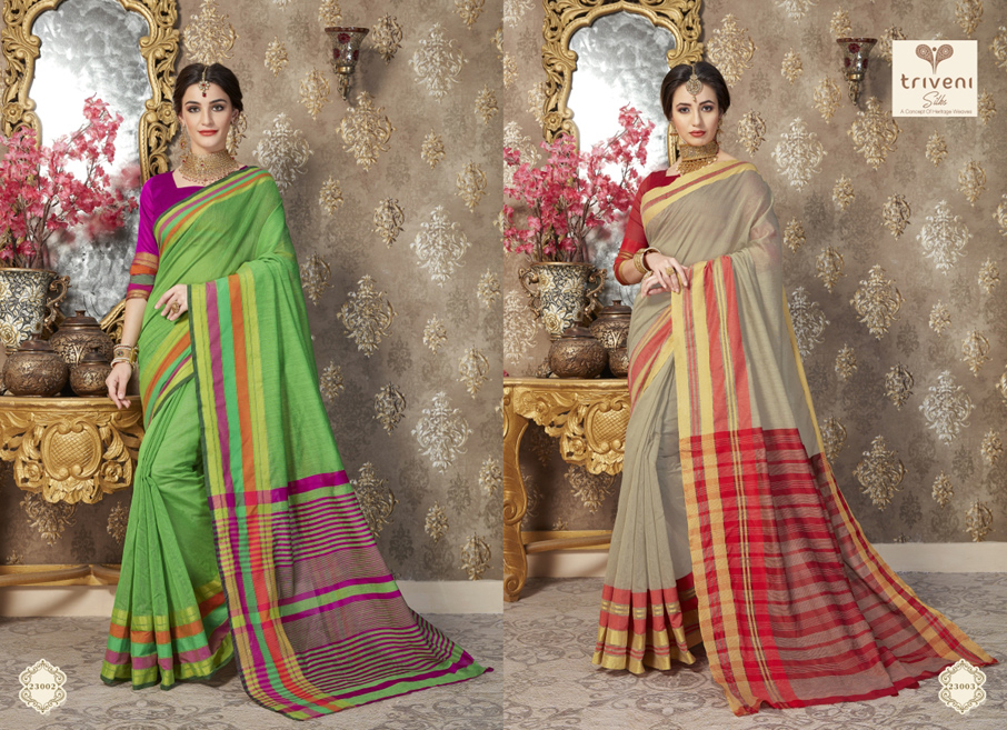 Misty Triveni Ethnic Designer Art Silk Sarees Misty Triveni Ethnic Designer Art Silk Sarees