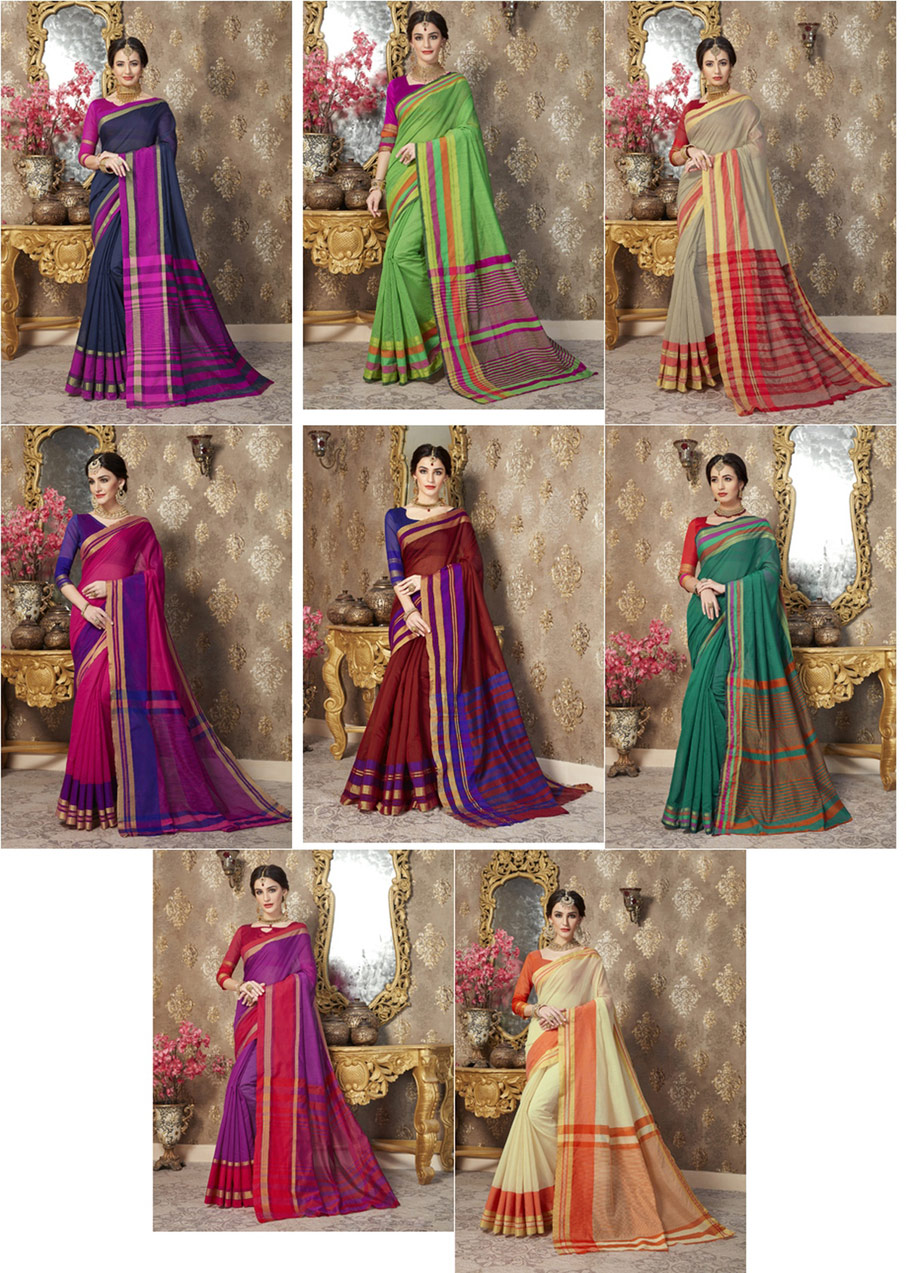 Misty Triveni Ethnic Designer Art Silk Sarees Misty Triveni Ethnic Designer Art Silk Sarees