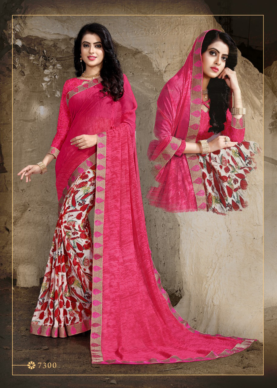 Ponds Fancy Border Sarees Catalog by Bharat Creation Ponds Fancy Border Sarees Catalog by Bharat Creation
