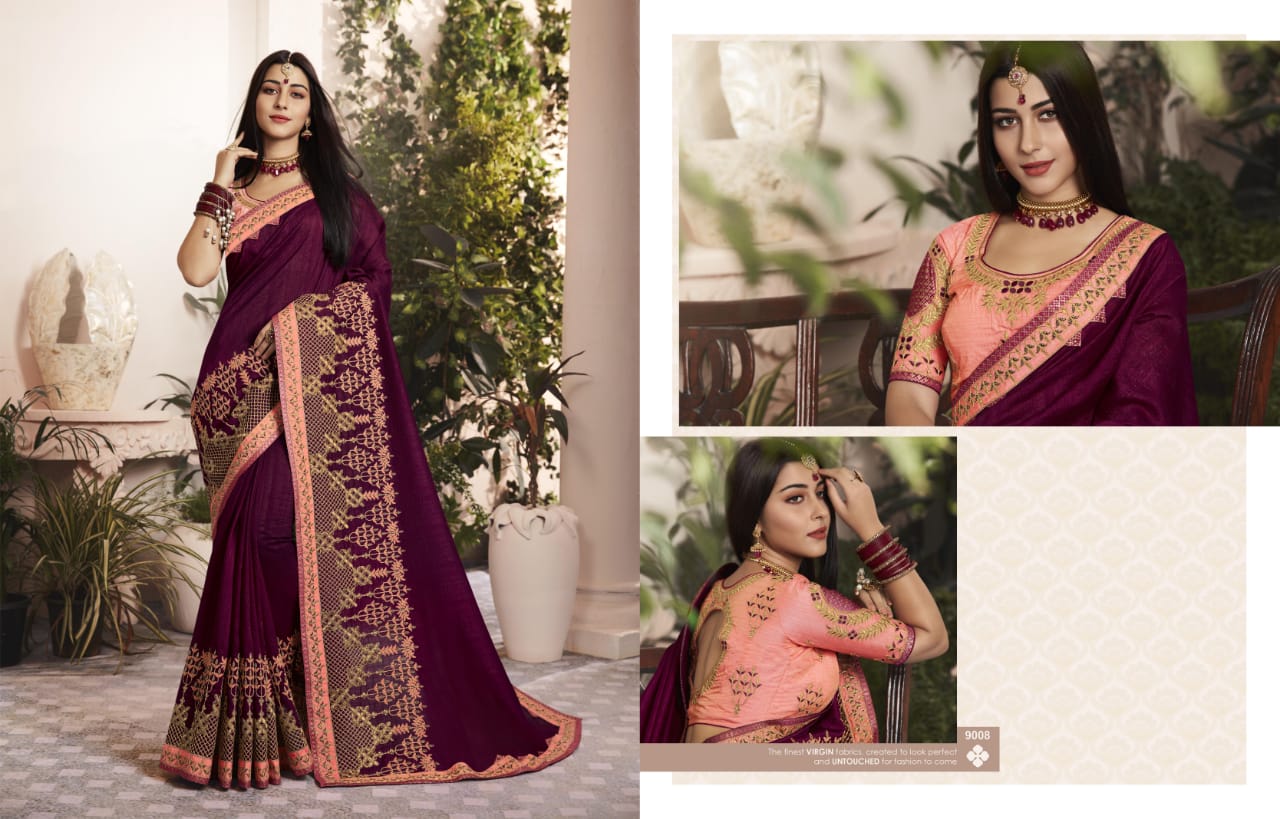 Shringar Kessi Fabric Designer Stone Handwork Saree Shringar Kessi Fabric Designer Stone Handwork Saree