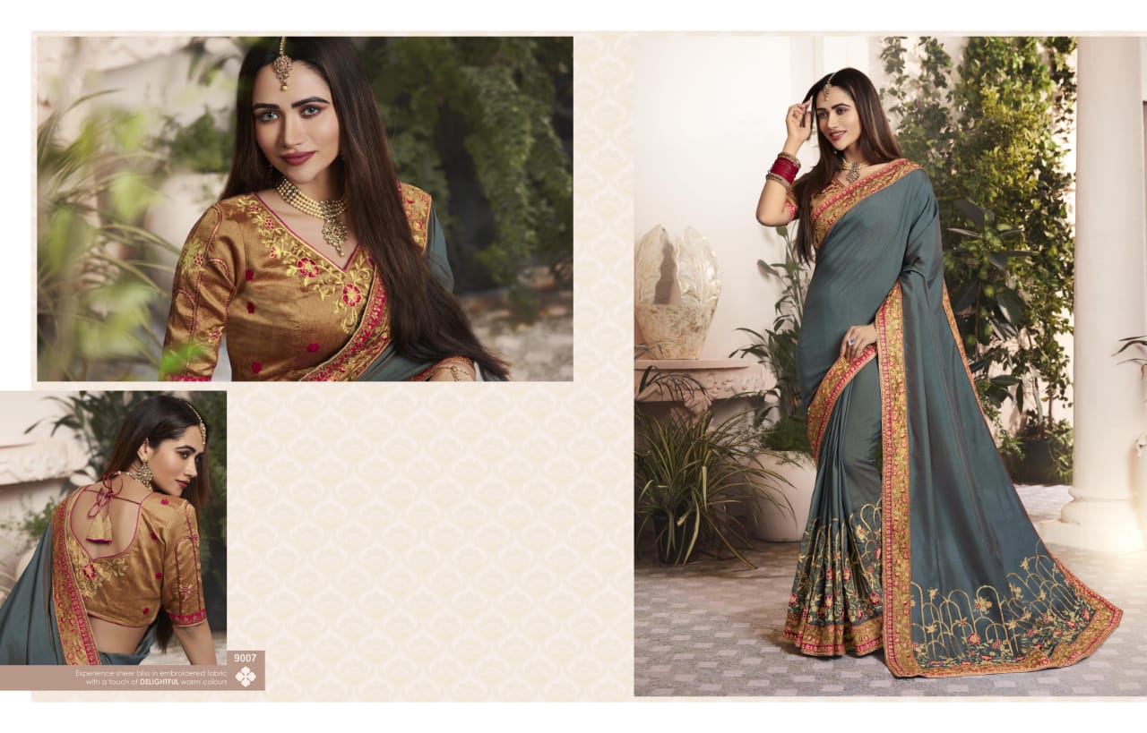 Shringar Kessi Fabric Designer Stone Handwork Saree Shringar Kessi Fabric Designer Stone Handwork Saree