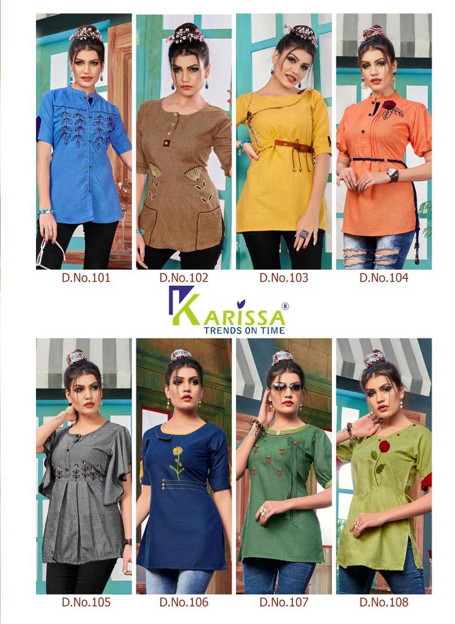 Alexa Karissa Fancy Thread Work Tops Manufacturer Alexa Karissa Fancy Thread Work Tops Manufacturer