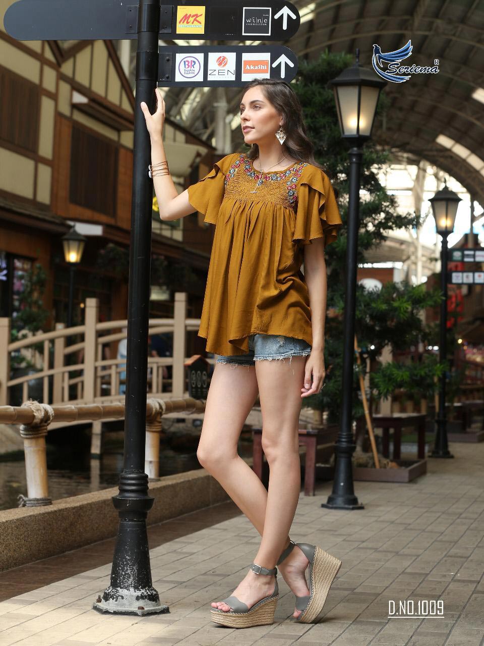 Glazier Seriema Heavy Rayon Embroidery Tops Glazier Seriema Heavy Rayon Embroidery Tops