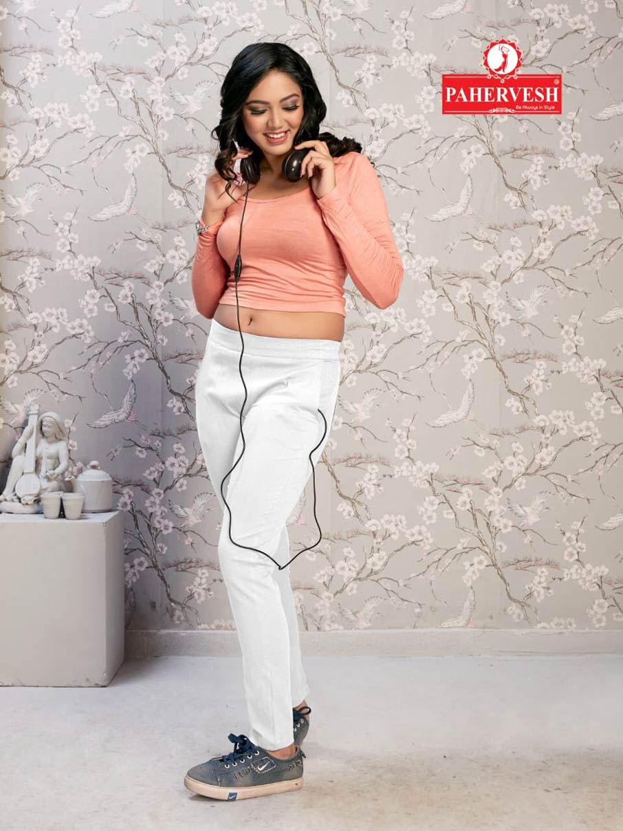 Jupiter Pahervesh Rayon Lycra Slim Fit Ladies Pants Jupiter Pahervesh Rayon Lycra Slim Fit Ladies Pants