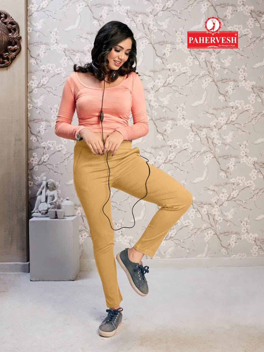 Jupiter Pahervesh Rayon Lycra Slim Fit Ladies Pants Jupiter Pahervesh Rayon Lycra Slim Fit Ladies Pants