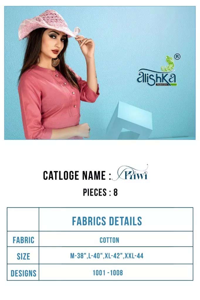 Kiwi Alishka Plain Cotton Girls Wear Tops Collection Kiwi Alishka Plain Cotton Girls Wear Tops Collection