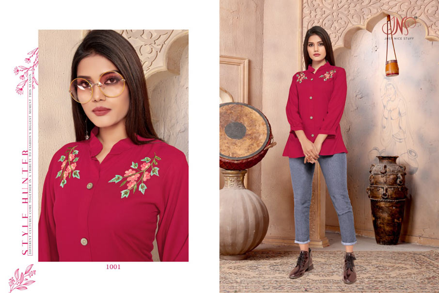 Sparsh Rayon Designer Tops Catalogue Set Sparsh Rayon Designer Tops Catalogue Set